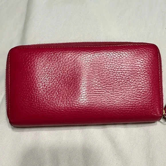 Gucci GG Marmont Zip Around wallet- Fuchsia Pink - Picture 3 of 13